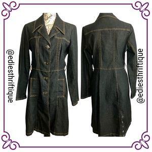 Bisou Bisou Denim Trench Dress